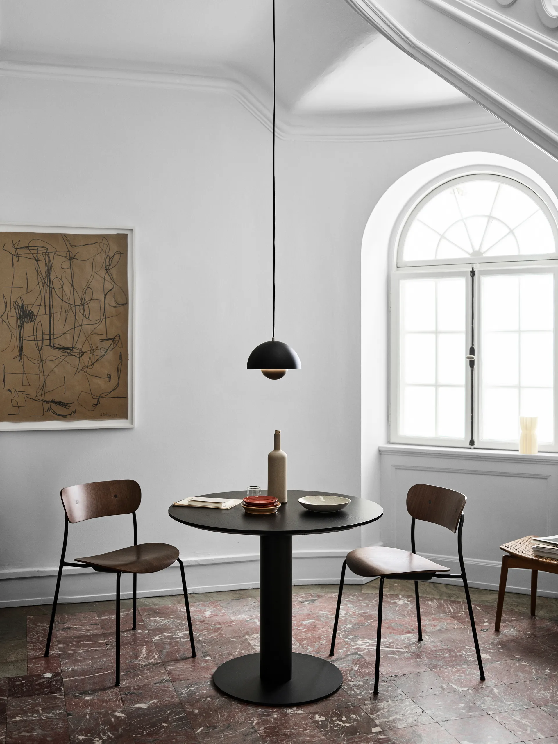 플라워팟 VP1 펜던트 조명, matte black &Tradition | 앤트레디션