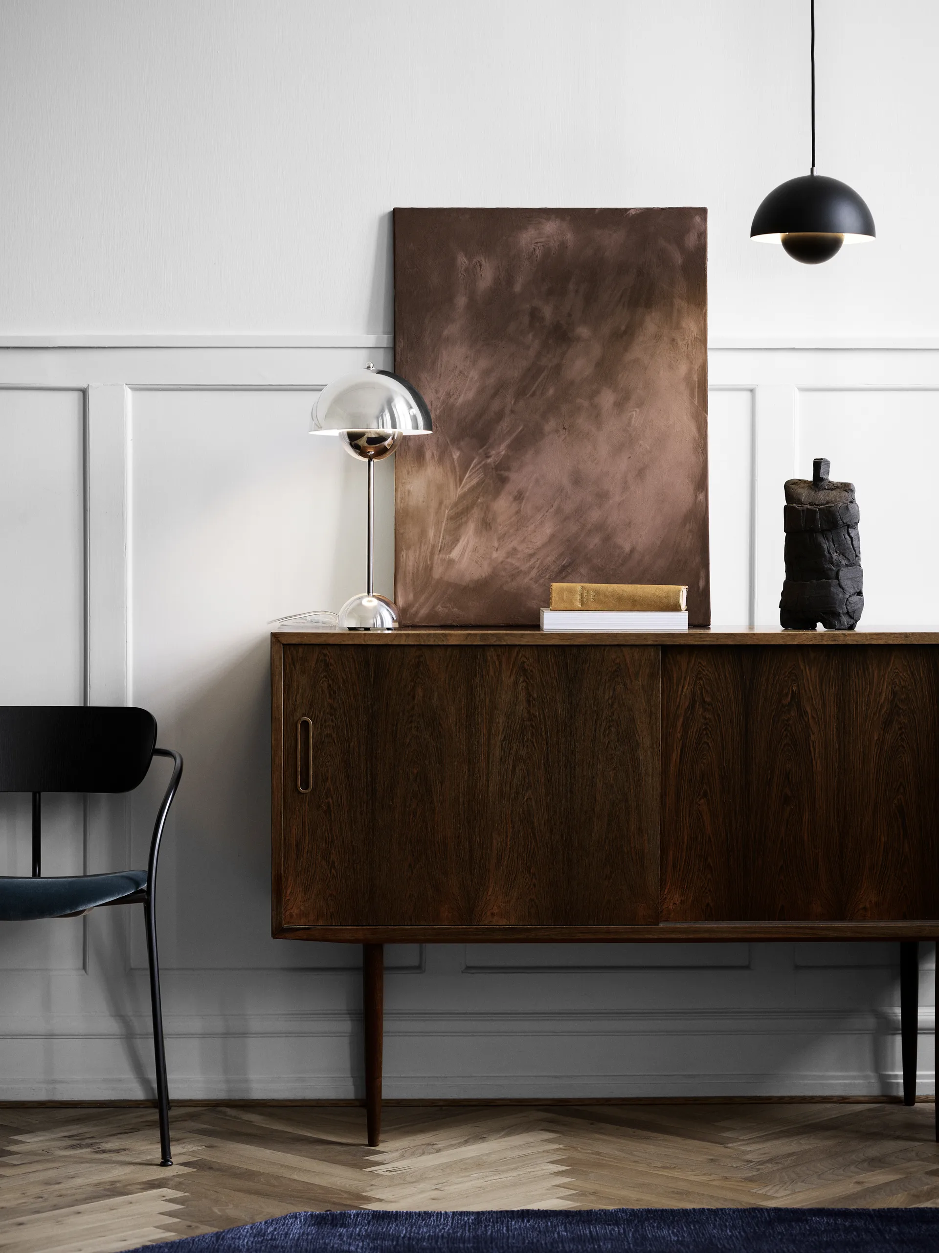 플라워팟 VP1 펜던트 조명, matte black &Tradition | 앤트레디션