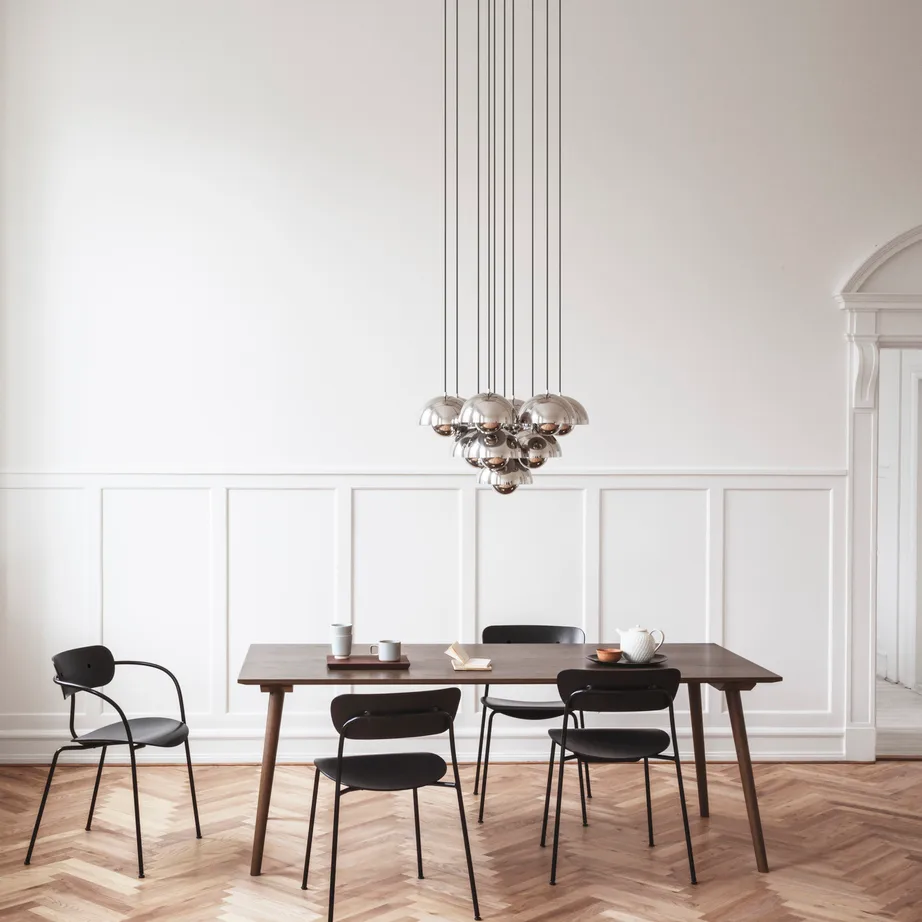 플라워팟 VP1 펜던트 조명, polished steel &Tradition | 앤트레디션