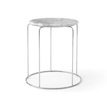 와이어 스툴 VP11 테이블탑 Ø38 cm - Marble Bianco Carrara - &Tradition | 앤트레디션