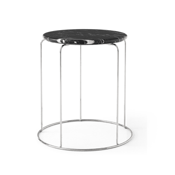 와이어 스툴 VP11 테이블탑 Ø38 cm - Marble Nero Marquina - &Tradition | 앤트레디션