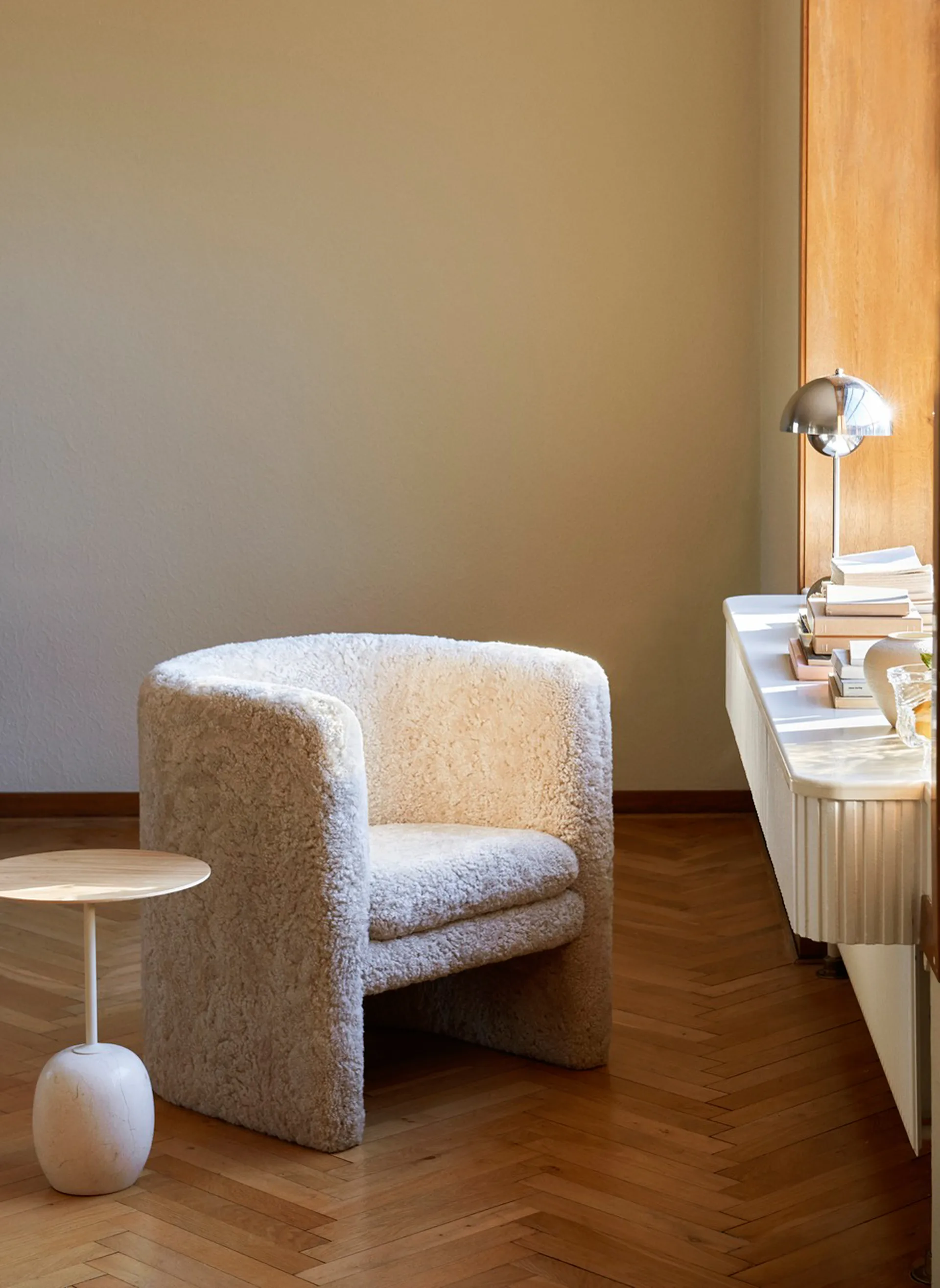 플라워팟 VP3 테이블 조명, Chrome-plated &Tradition | 앤트레디션