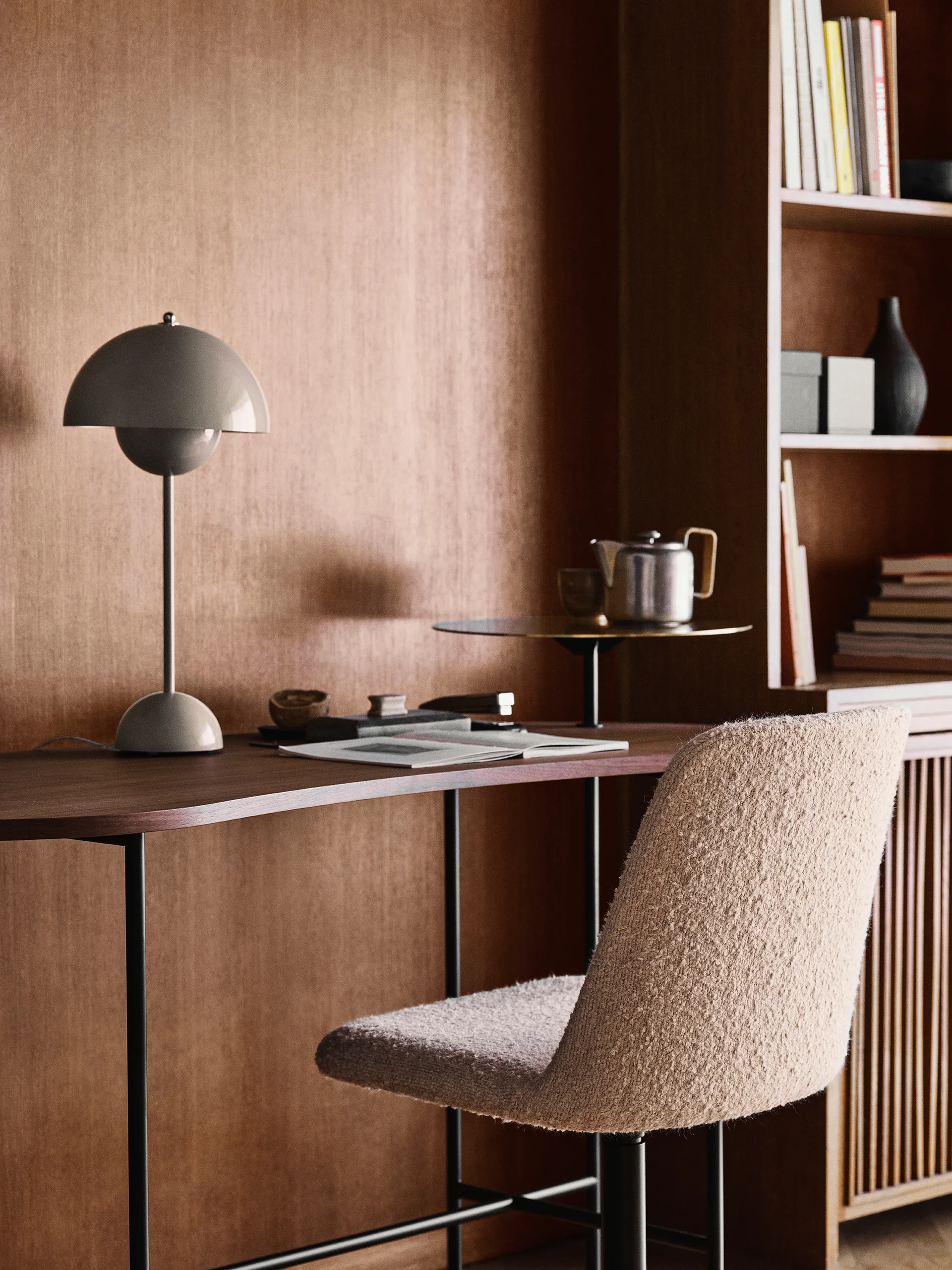 플라워팟 VP3 테이블 조명, grey-beige &Tradition | 앤트레디션