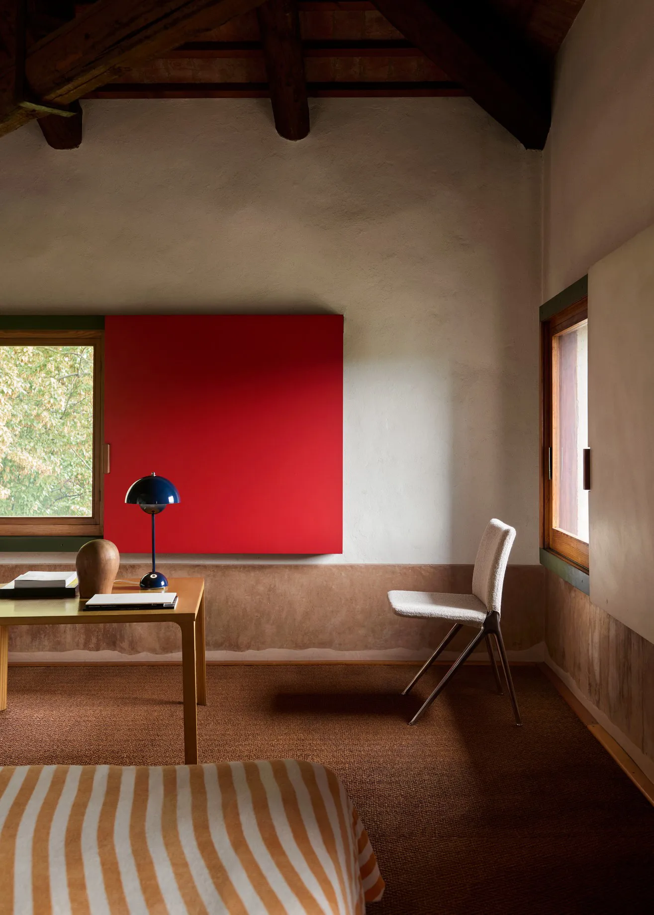 플라워팟 VP3 테이블 조명, Steel blue &Tradition | 앤트레디션