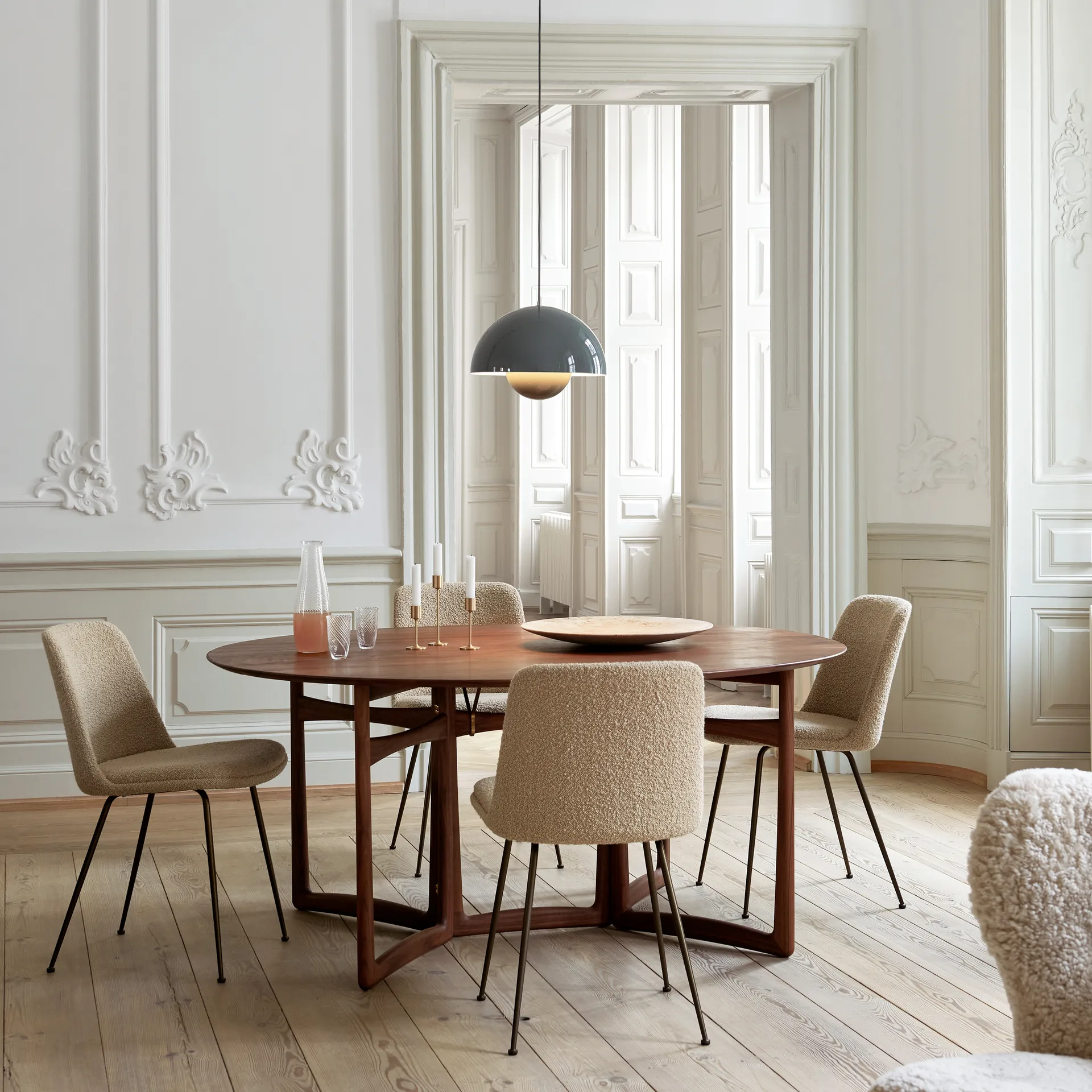 플라워팟 VP7 펜던트 조명, Stone blue &Tradition | 앤트레디션