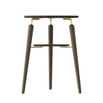 마이스팟 2단 테이블 - Dark-oak-brass - Umage | 우메이