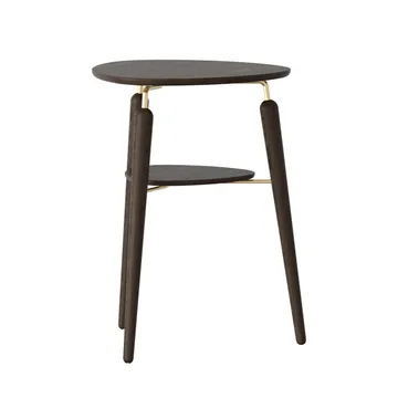 마이스팟 2단 테이블 - Dark-oak-brass - Umage | 우메이