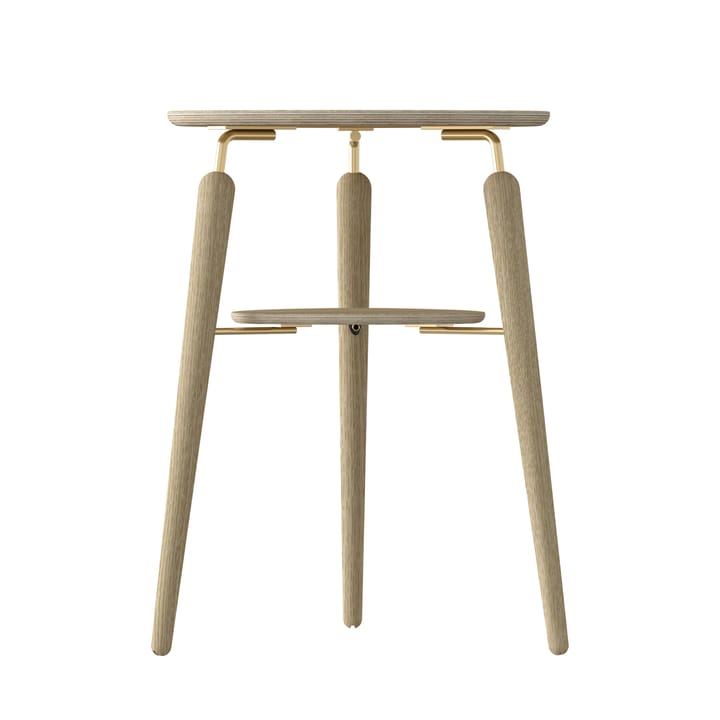 마이스팟 2단 테이블 - Oak-brass - Umage | 우메이