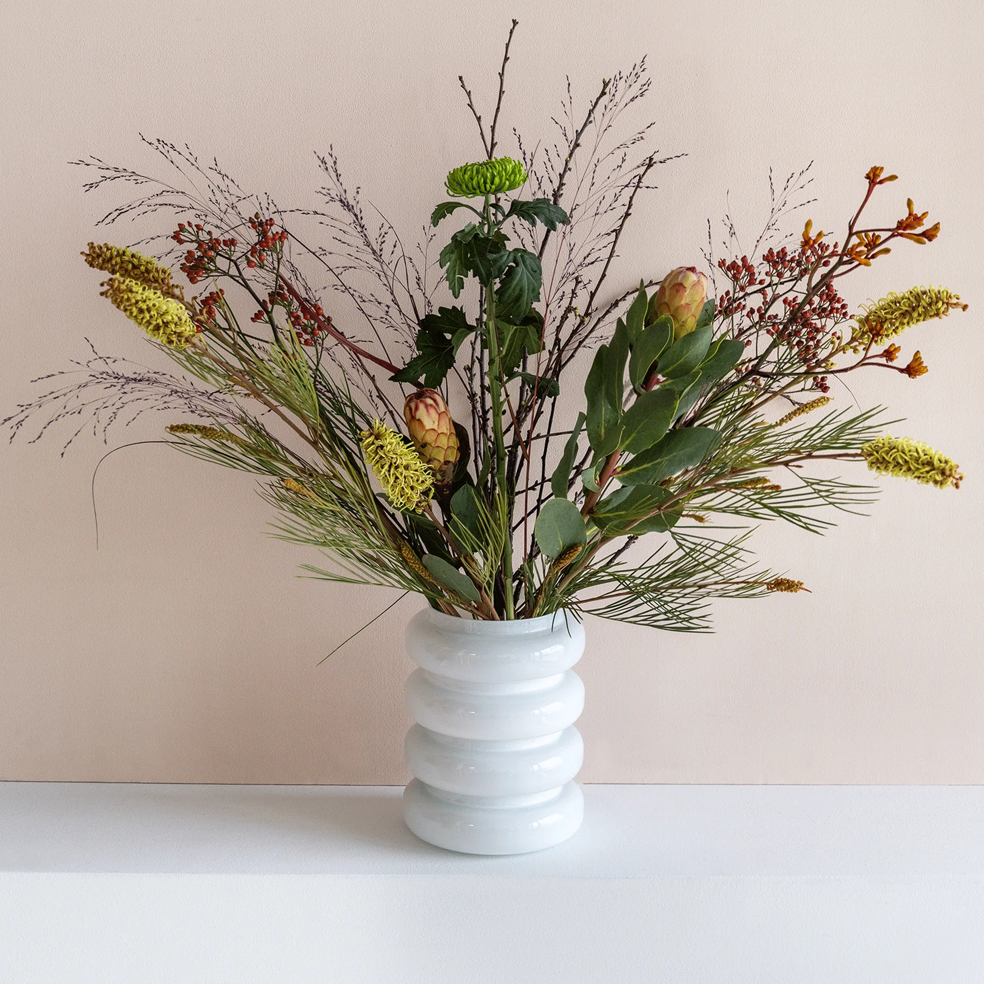 벌브 화병 25 cm, White URBAN NATURE CULTURE | 어반네이처컬처