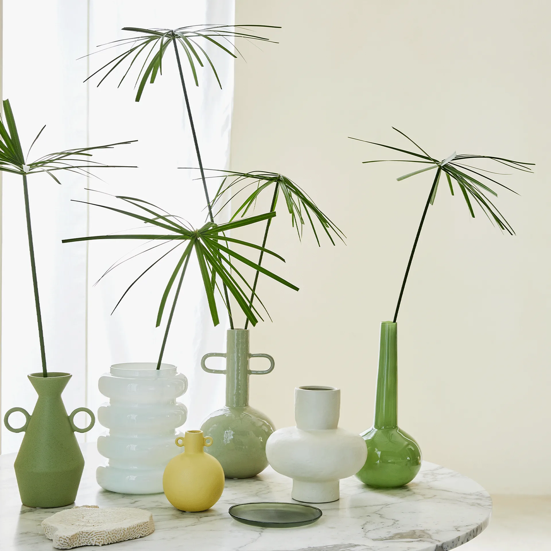 벌브 화병 25 cm, White URBAN NATURE CULTURE | 어반네이처컬처
