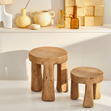 돈나 스툴 Ø27x25 cm - Natural - URBAN NATURE CULTURE | 어반네이처컬처