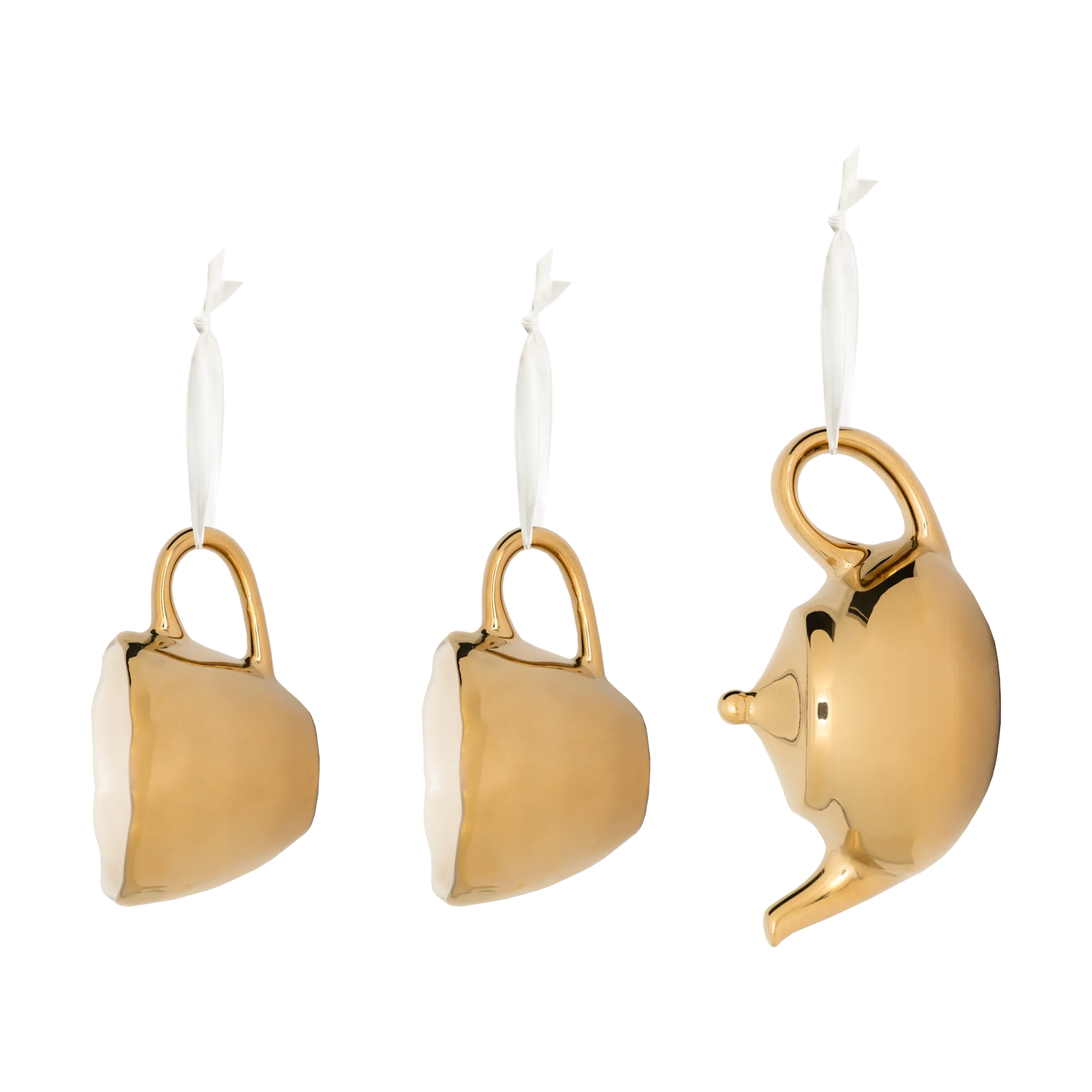 굿모닝 크리스마스 트리 장식 3개 세트, Gold URBAN NATURE CULTURE | 어반네이처컬처