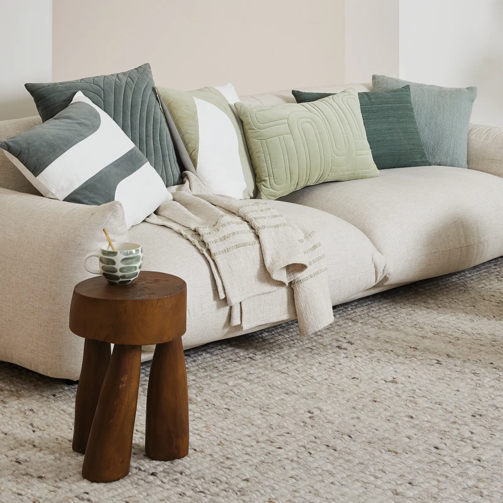 비틀 쿠션 40x60 cm, Green URBAN NATURE CULTURE | 어반네이처컬처