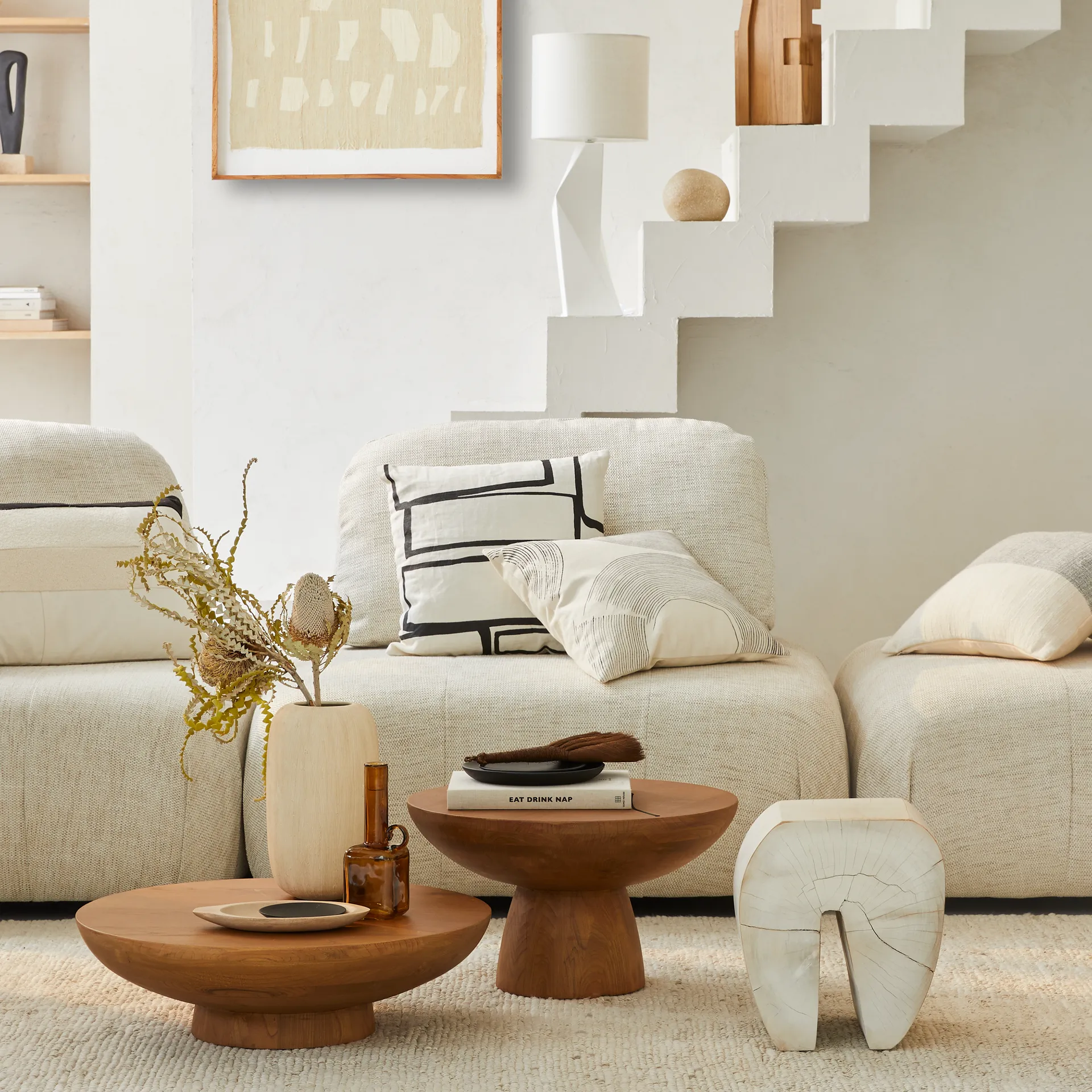 Arte 쿠션 45x45 cm, Off white URBAN NATURE CULTURE | 어반네이처컬처