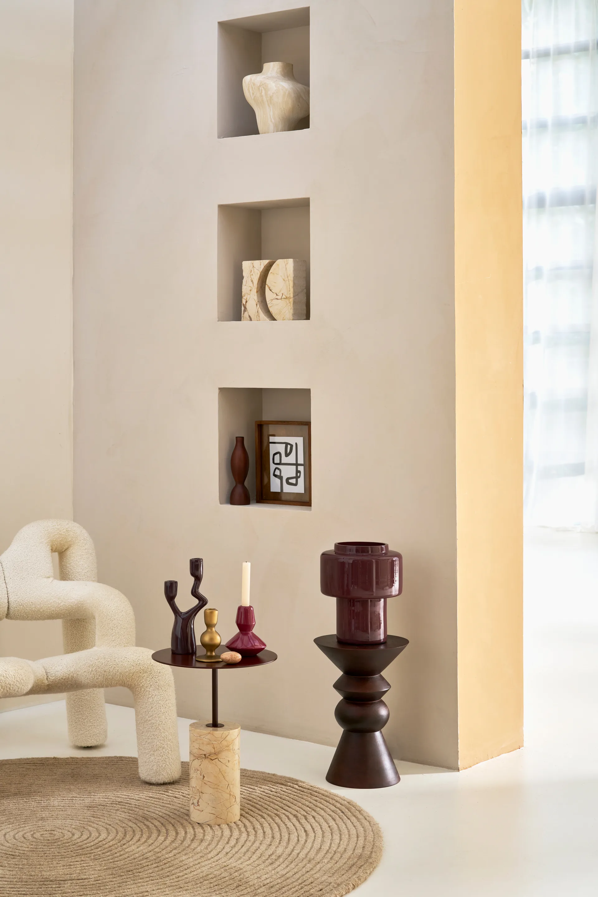 Logan 캔들 홀더, Tibetan red URBAN NATURE CULTURE | 어반네이처컬처