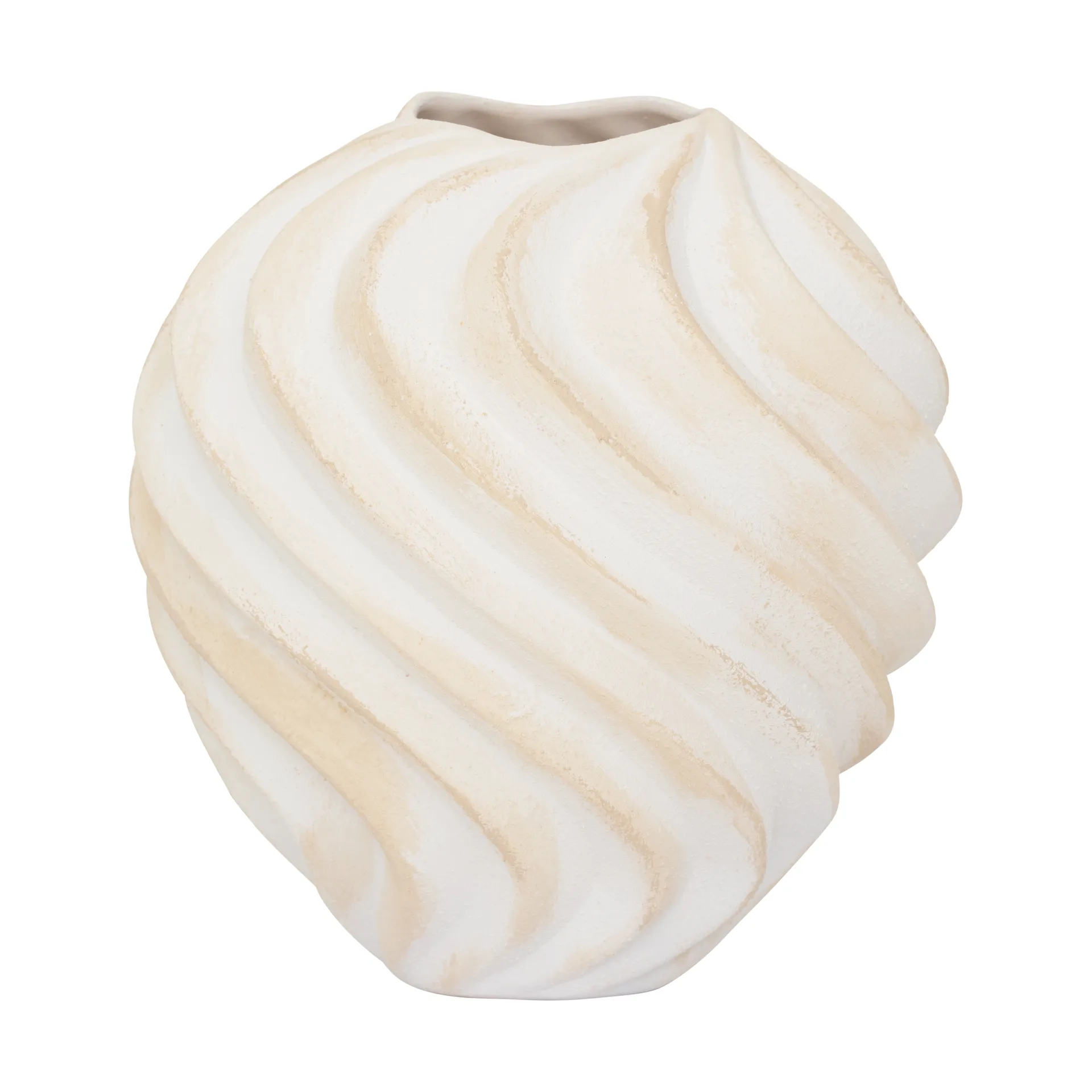 Ribbed 화병 Ø22 cm, Brown URBAN NATURE CULTURE | 어반네이처컬처