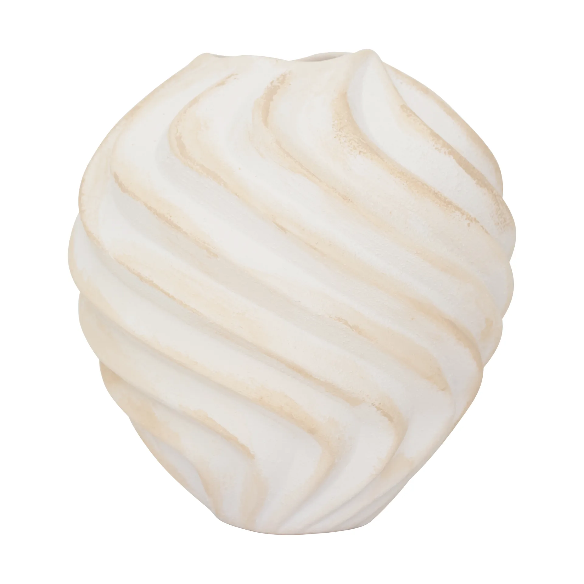 Ribbed 화병 Ø22 cm, Brown URBAN NATURE CULTURE | 어반네이처컬처