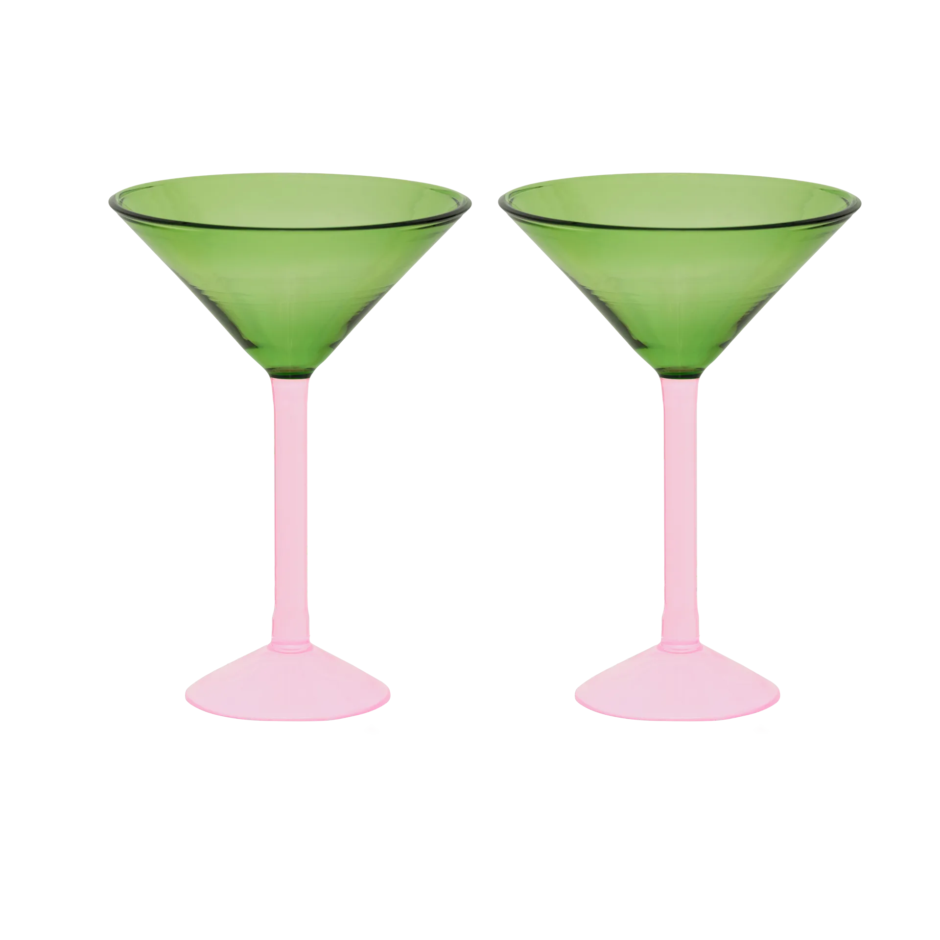 UNC 선물 세트 마티니 글라스 2개 세트, Green URBAN NATURE CULTURE | 어반네이처컬처