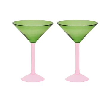 UNC 선물 세트 마티니 글라스 2개 세트 - Green - URBAN NATURE CULTURE | 어반네이처컬처