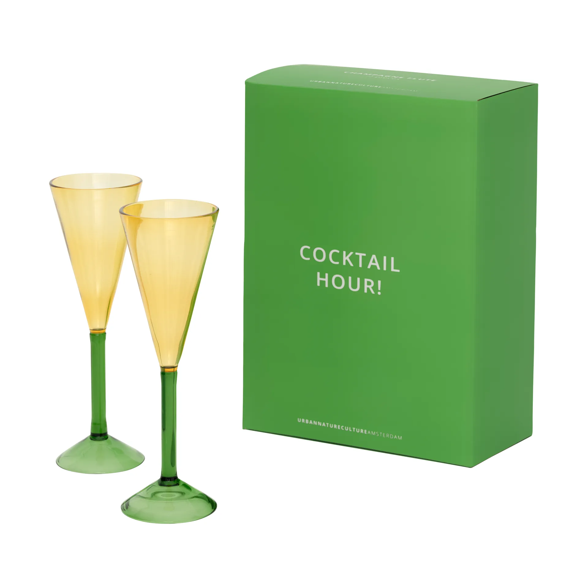 UNC 선물 세트 샴페인 글라스 2개 세트, Pink URBAN NATURE CULTURE | 어반네이처컬처