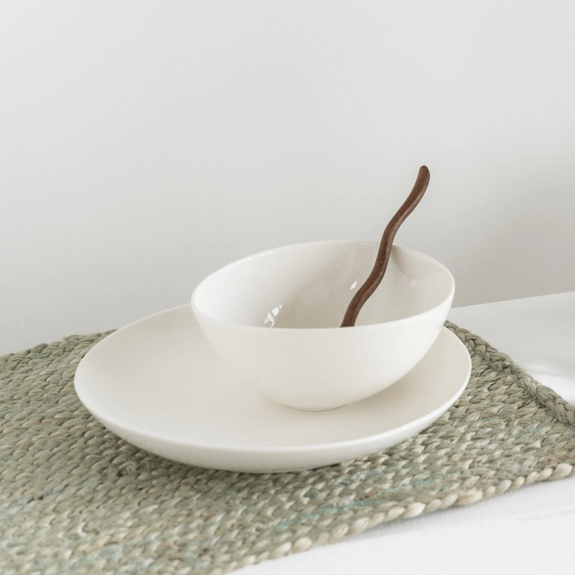 UNC 테이블매트 황마 33x45 cm, Spray green URBAN NATURE CULTURE | 어반네이처컬처