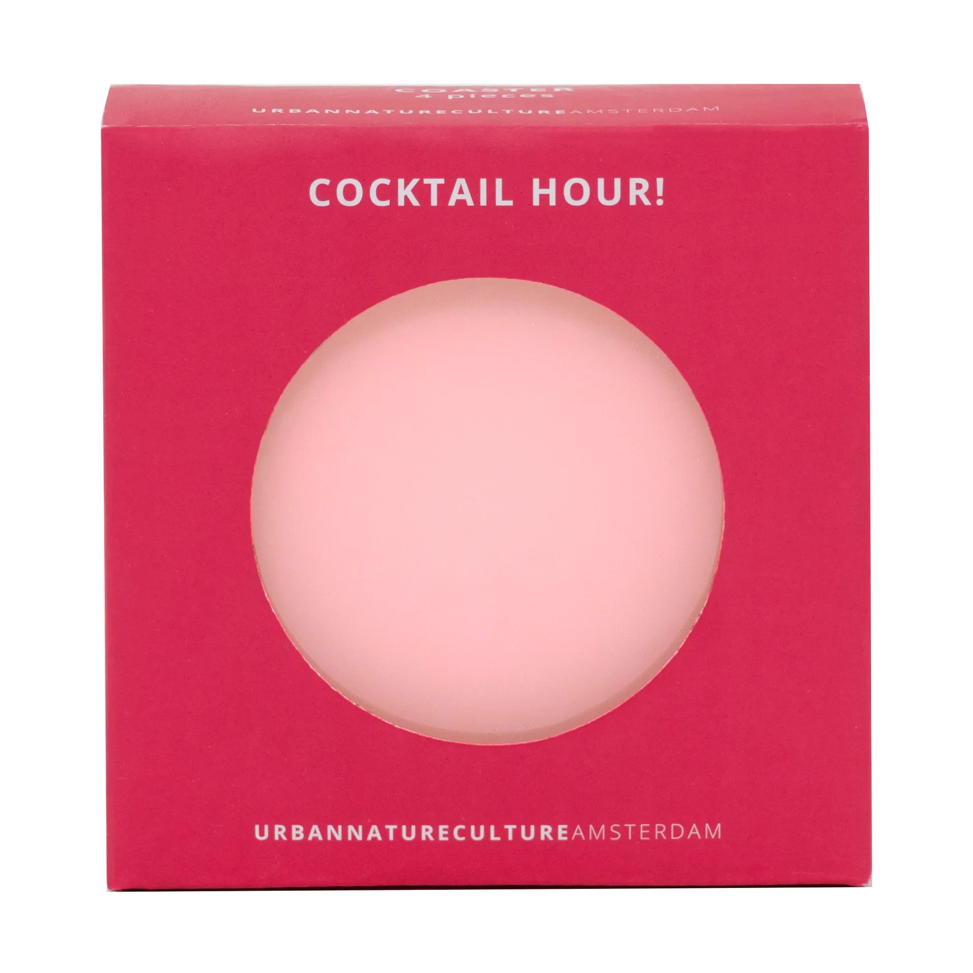 UNC 코스터 4개 선물 세트, Pink URBAN NATURE CULTURE | 어반네이처컬처