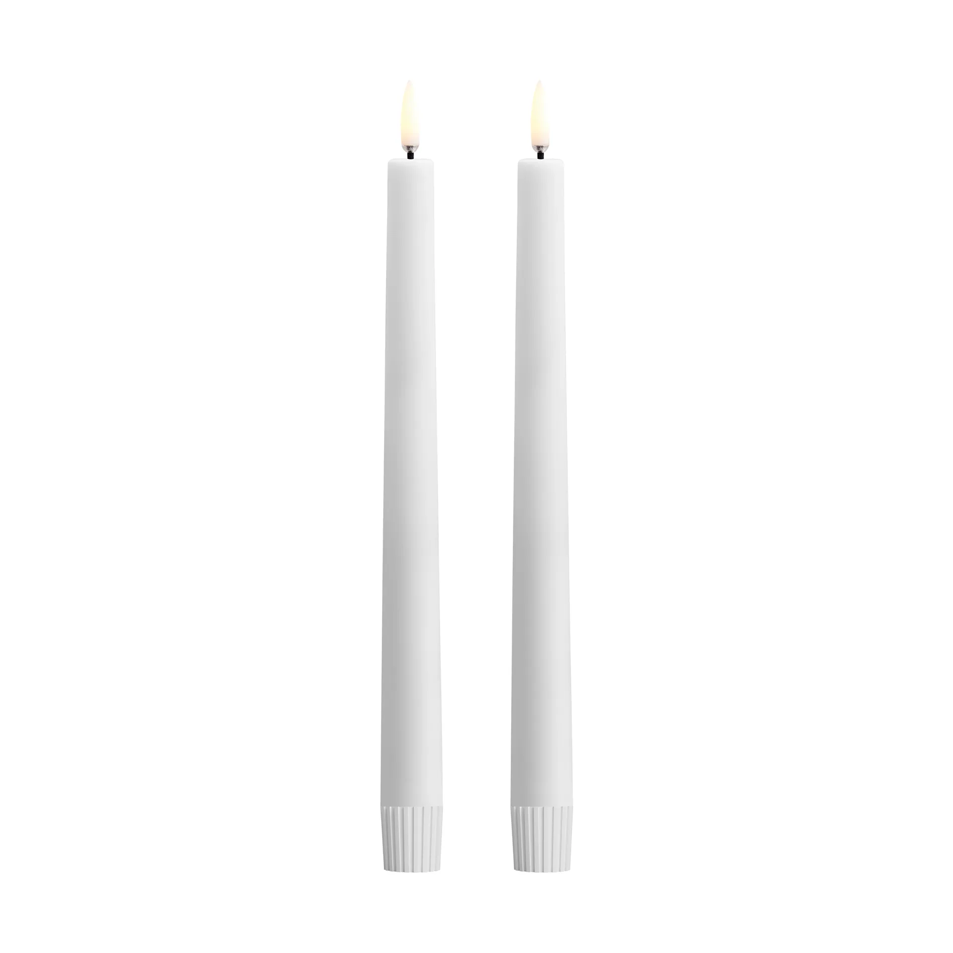 우유니 LED 테이퍼 캔들 화이트 2팩, Ø2.3x25.2 cm Uyuni Lighting | 우유니 라이팅
