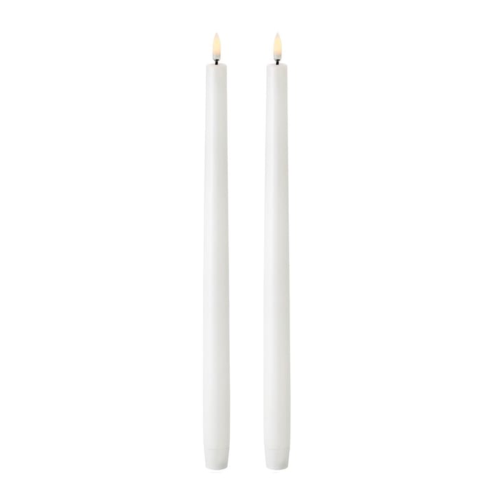 우유니 LED 테이퍼 캔들 화이트 2팩 - 37.8 cm - Uyuni Lighting | 우유니 라이팅