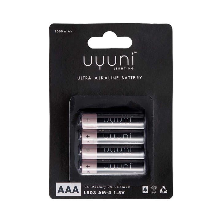 Uyuni 배터리 4개 세트 - AAA - Uyuni Lighting | 우유니 라이팅