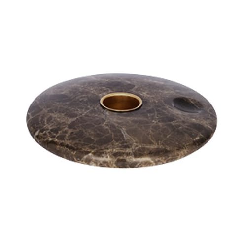 Uyuni Chamber 캔들 스틱 11.6 cm - Brown marble - Uyuni Lighting | 우유니 라이팅