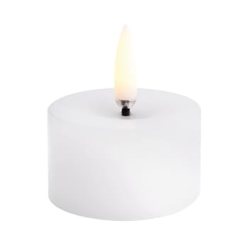 Uyuni LED 블록 캔들 멜티드 - White, Ø5x2.8 cm - Uyuni Lighting | 우유니 라이팅