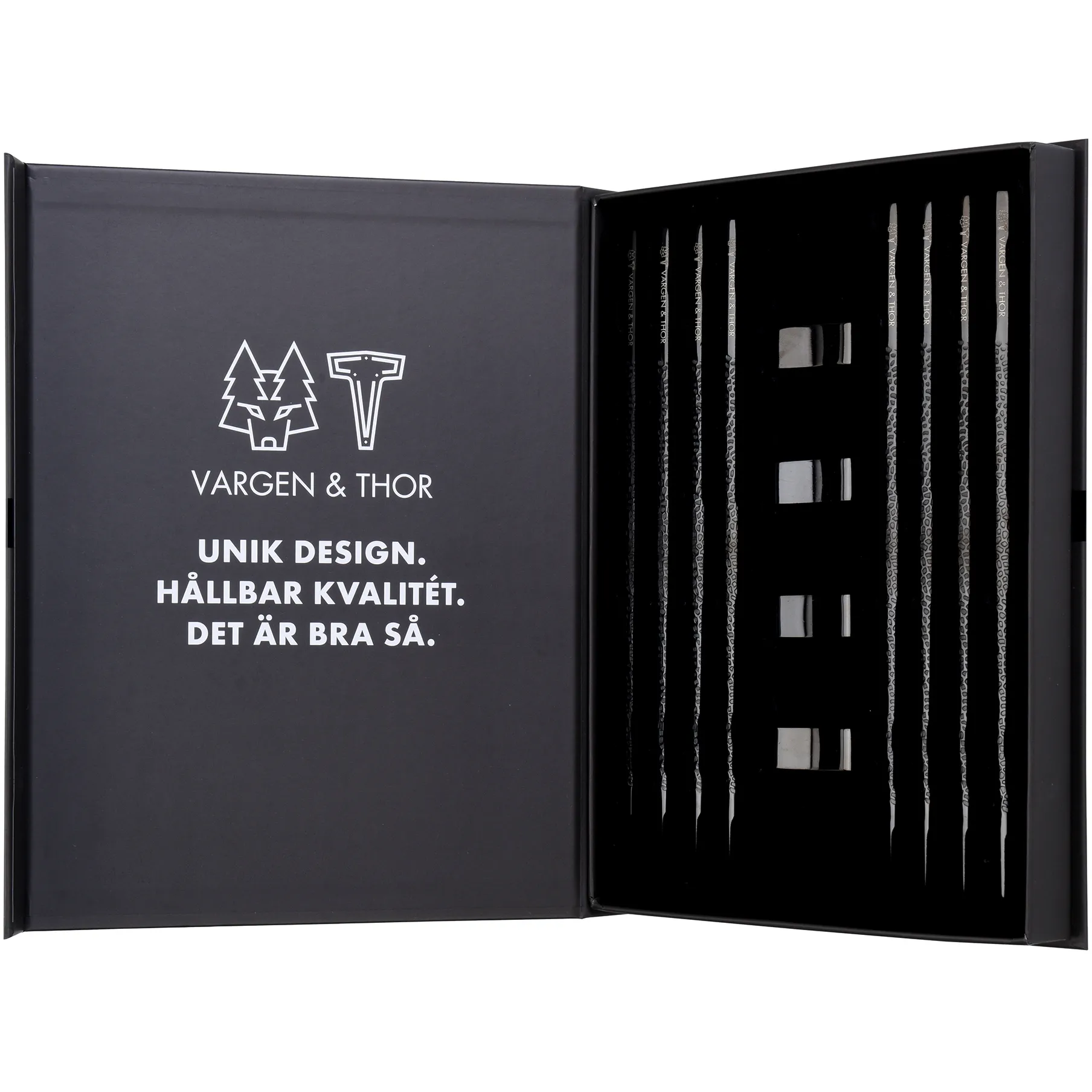 키토 젓가락 4개 세트, Black Vargen & Thor