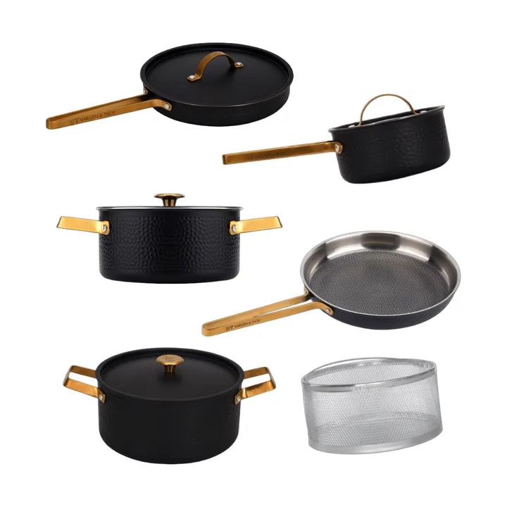 Arvet 냄비 세트 - Stainless steel, XL, 10-piece set - Vargen & Thor