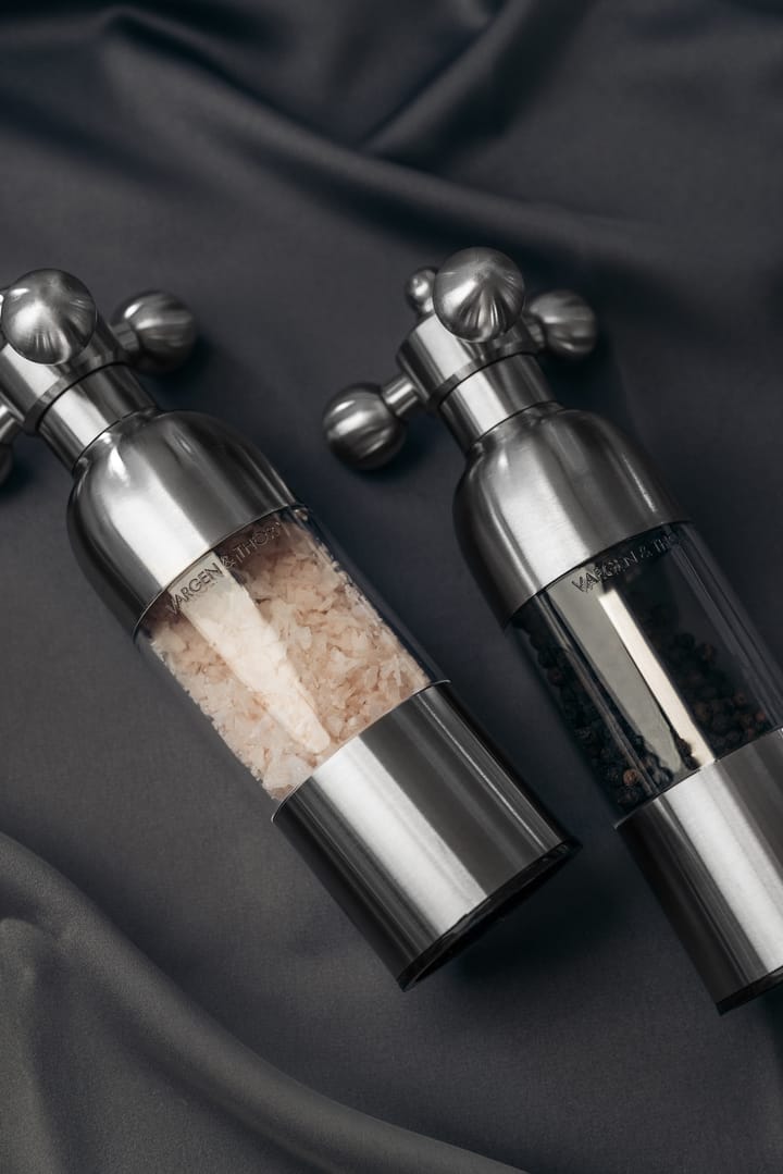 Axia 솔트 앤 페퍼 밀 세트, Brushed steel Vargen & Thor
