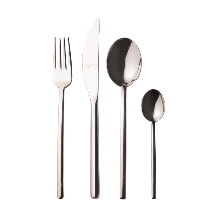 BAMBINI 수저 세트 16개, Polished steel Vargen & Thor