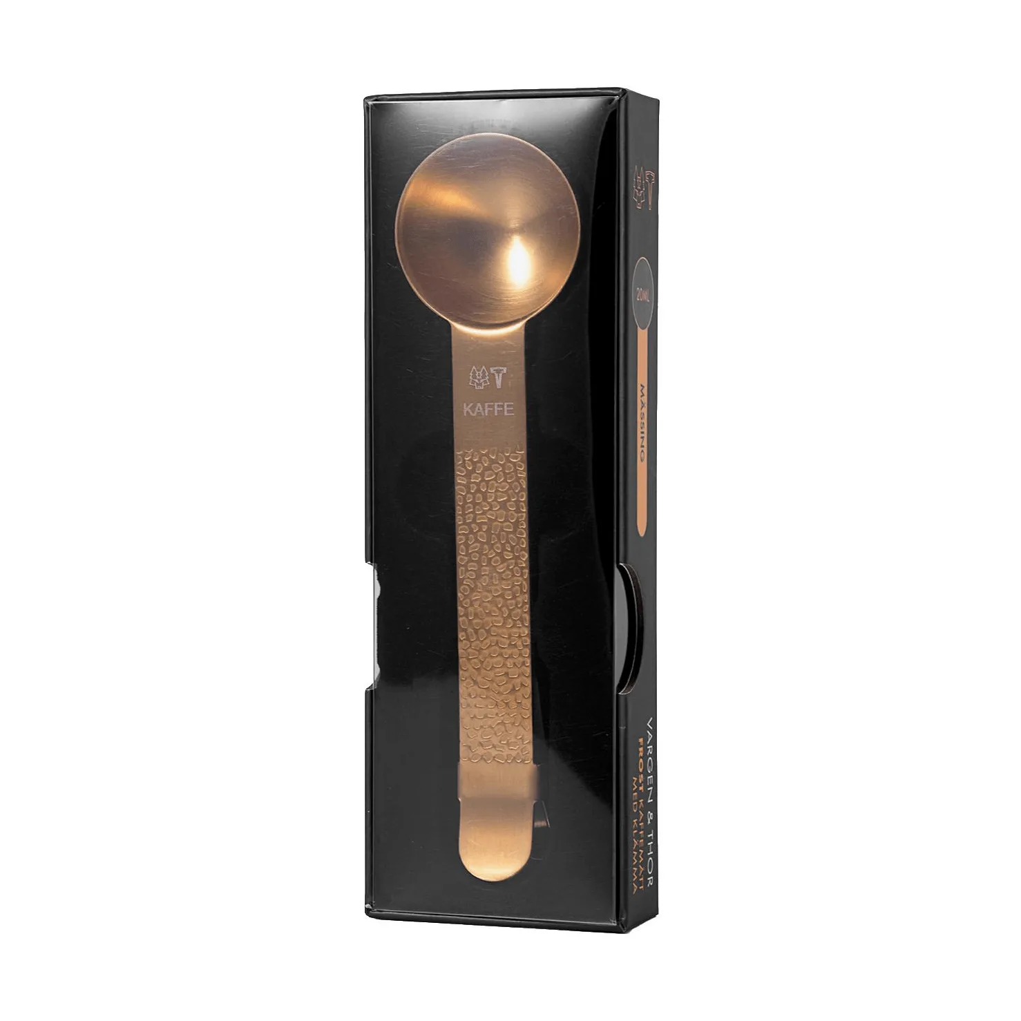 Frost 커피 계량스푼 클립 일체형, Brass, 20 ml Vargen & Thor