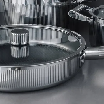Glima 트랙터 팬 - 스테인리스 스틸, Ø28 cm - Vargen & Thor