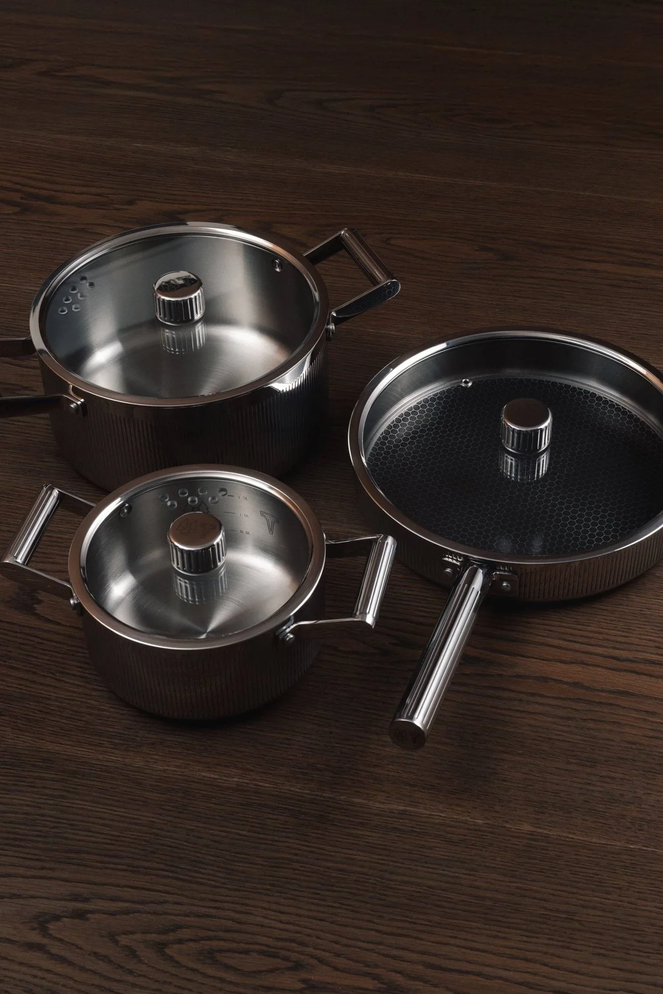 Glima Pro plus 냄비 세트, Stainless steel, 6 pieces Vargen & Thor