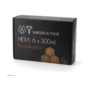 Hexa 글래스 30 cl 6개 세트 - Clear - Vargen & Thor