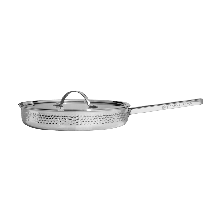 모델 M1 망치 소스 팬 28 cm, Chrome with lid Vargen & Thor