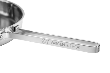 모델 M1 망치 소스 팬 28 cm - Chrome with lid - Vargen & Thor
