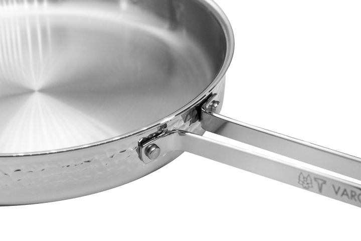 모델 M1 망치 소스 팬 28 cm, Chrome with lid Vargen & Thor