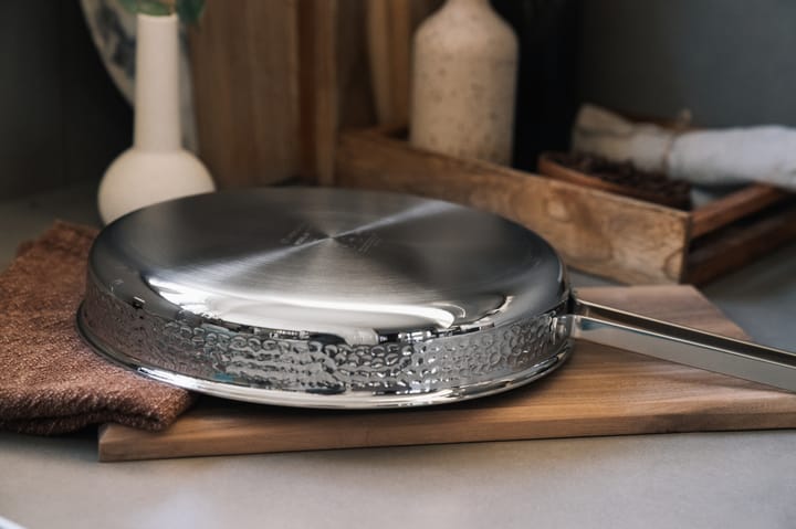 모델 M1 망치 소스 팬 28 cm, Chrome with lid Vargen & Thor