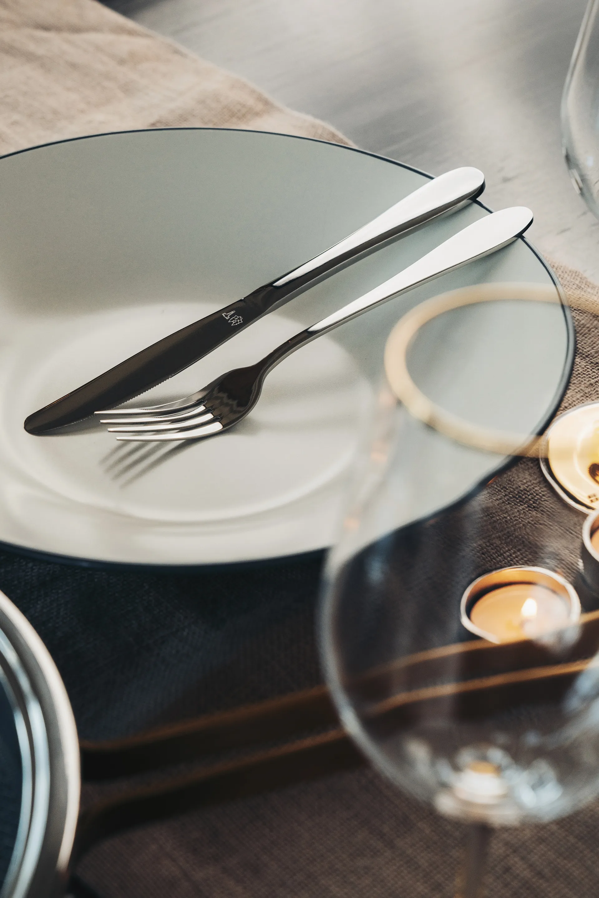 Nord 커트러리 16개 세트, Polerat silver Vargen & Thor