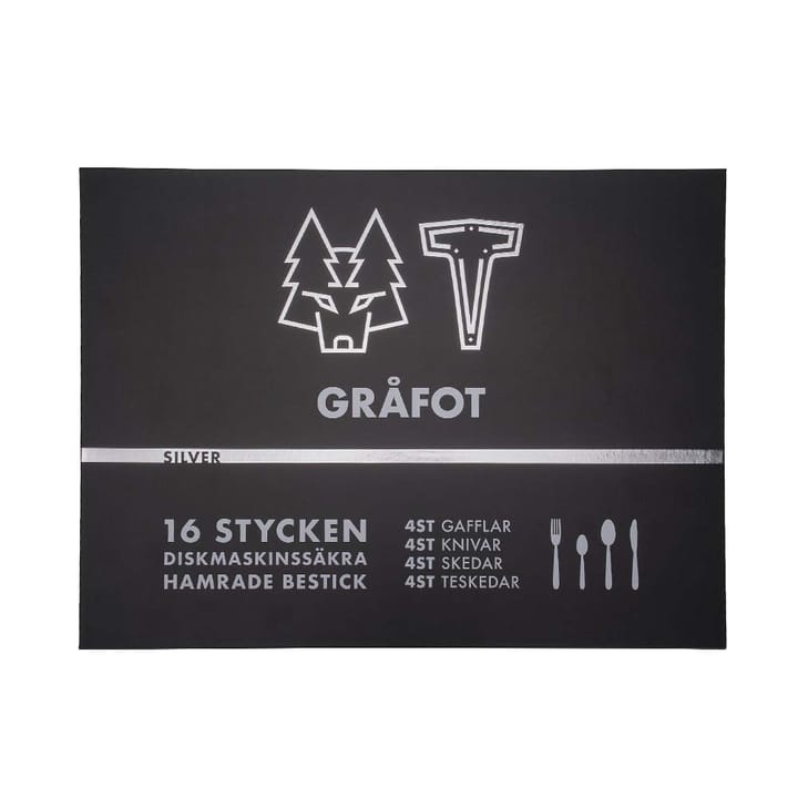 Vargen & Thor 커트러리 16 pieces - greyfoot. silver - Vargen & Thor
