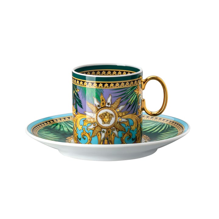 베르사체 정글 애니멀 에스프레소 컵과 컵받침 - multi - Versace | 베르사체