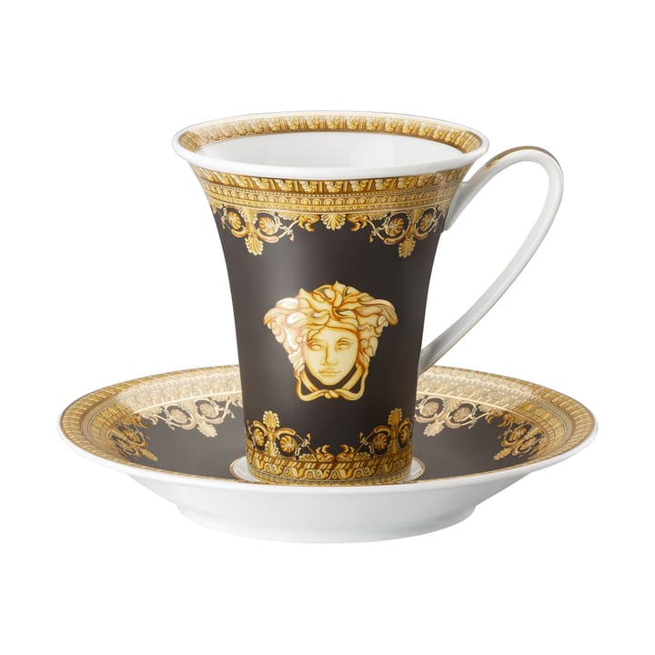 베르사체 아이러브바로크 컵과 컵받침 - Nero - Versace | 베르사체