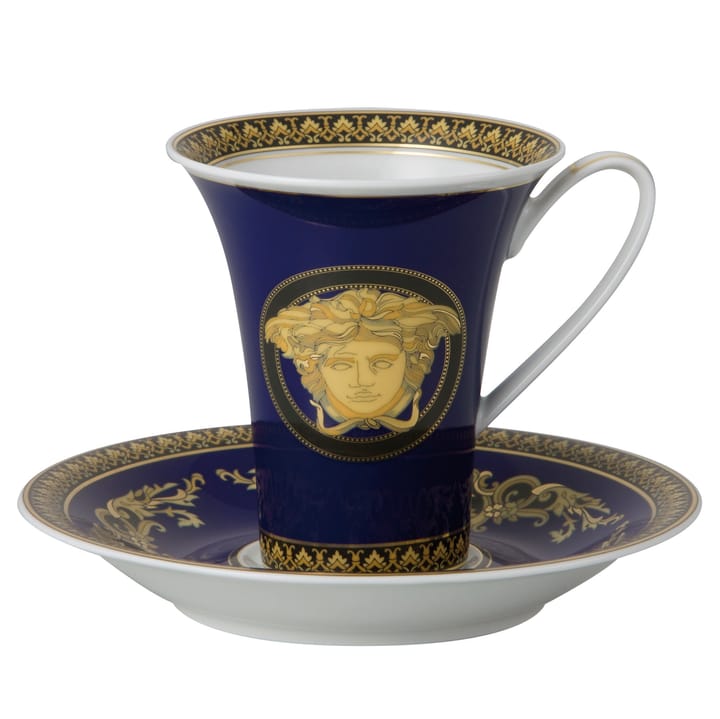 베르사체 메두사 블루 컵과 소서 - set - Versace | 베르사체