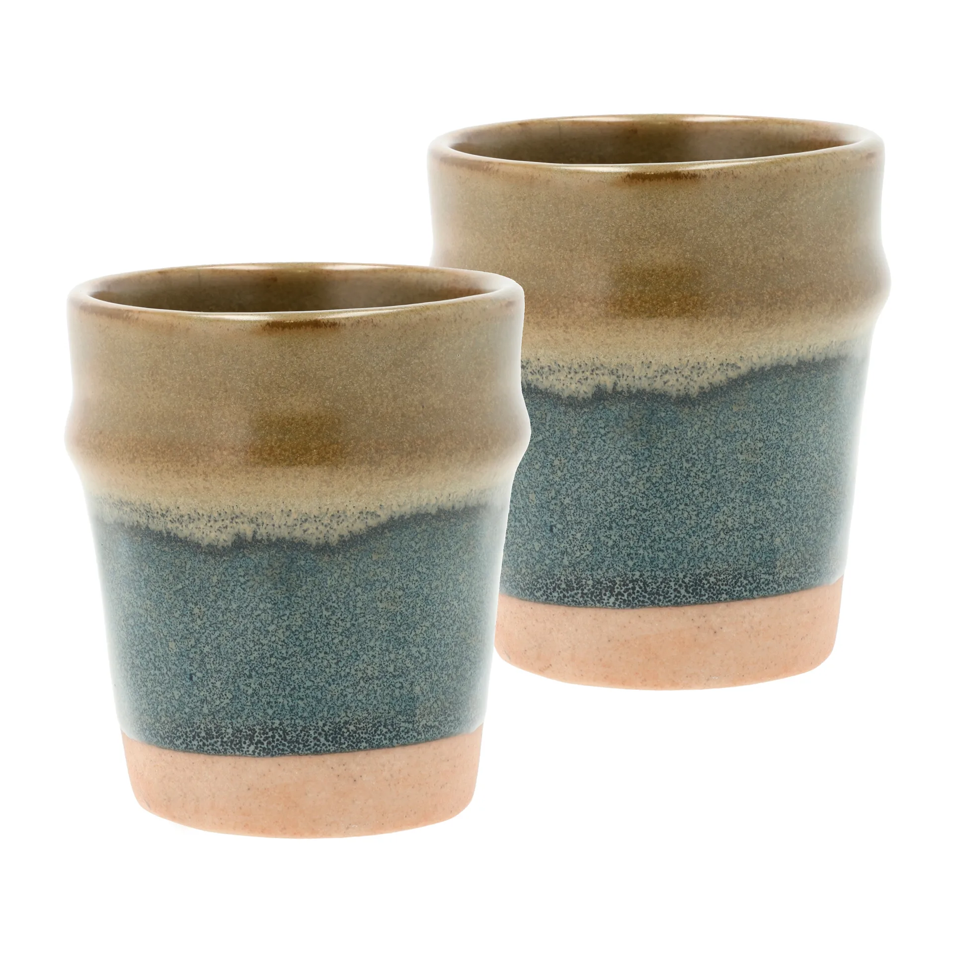 에빅 에스프레소 컵 10 cl 2개 세트, Blue-brown Villa Collection | 빌라 콜렉션