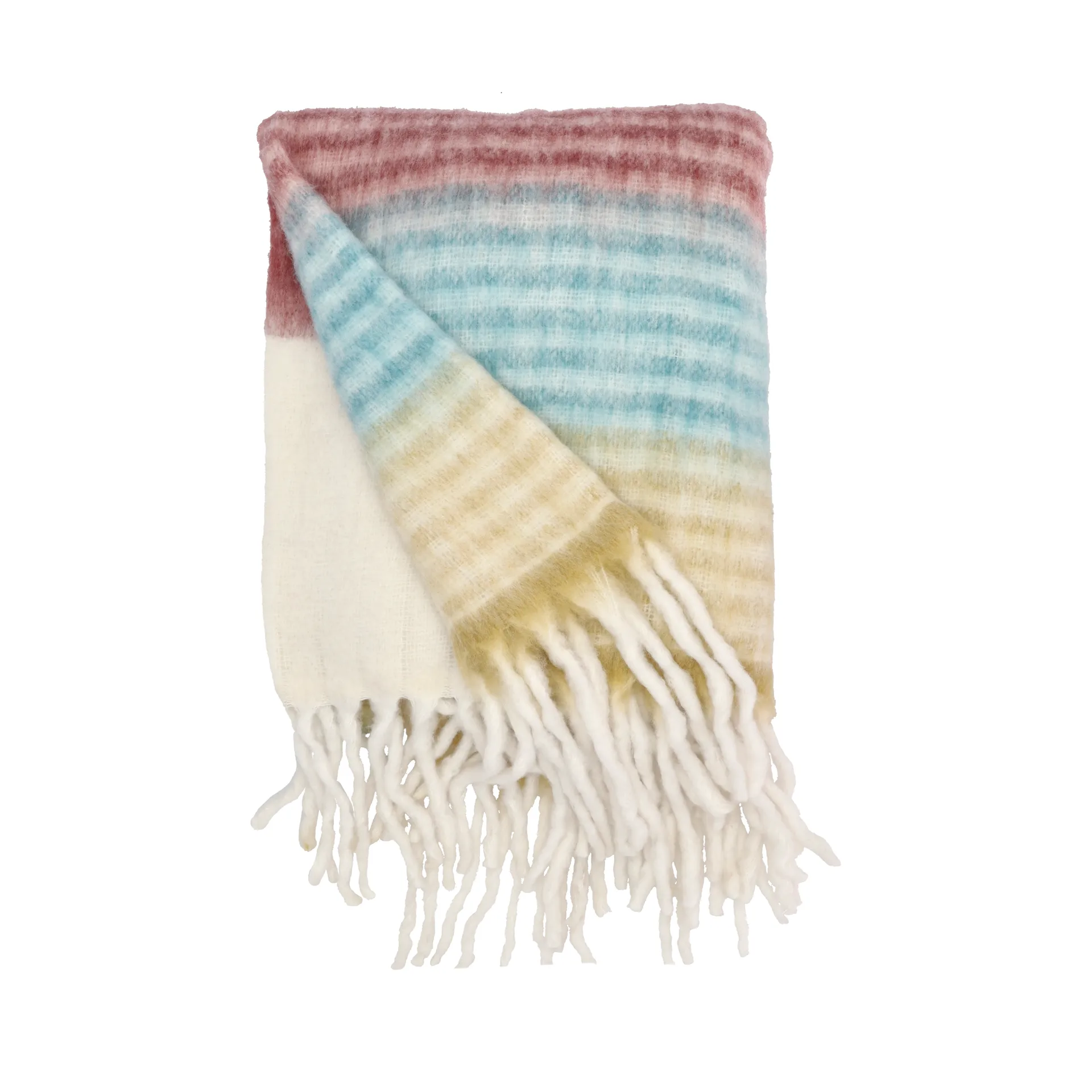 스타일즈 스로우 130x170 cm, Honey-blue-bordeaux-sand Villa Collection | 빌라 콜렉션